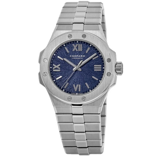 New Chopard Alpine Eagle 33 Automatic Blue Dial Steel Women's ...