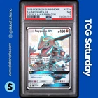 2018 POKEMON SM CELESTIAL STORM H.F. UPC PROMO #177A/168 RAYQUAZA GX FA PSA 7