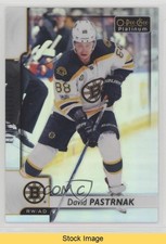 2017-18 O-Pee-Chee Platinum Rainbow David Pastrnak #118 READ k1r