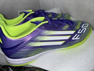 Adidas F50 League TF Turf Shoes Soccer Cleats Purple JH7724 Futsal