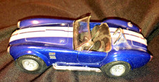 Die Cast Blue 1965 Shelby Cobra 427 S/C G Scale 1:32 By Kinsmart Diecast