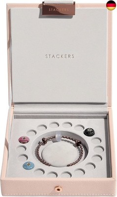 Stackers Schmuck-Box mit Fächern und Deckel rose