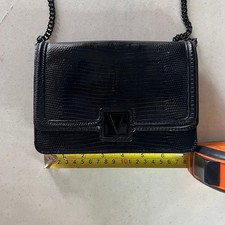 Victoria  s secret Black shoulder bag V quilt Crossbody Purse Chain,
