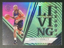 Charles Barkley 2020-21 Illusions LIVING LEGENDS EMERALD PARALLEL Insert Card 4