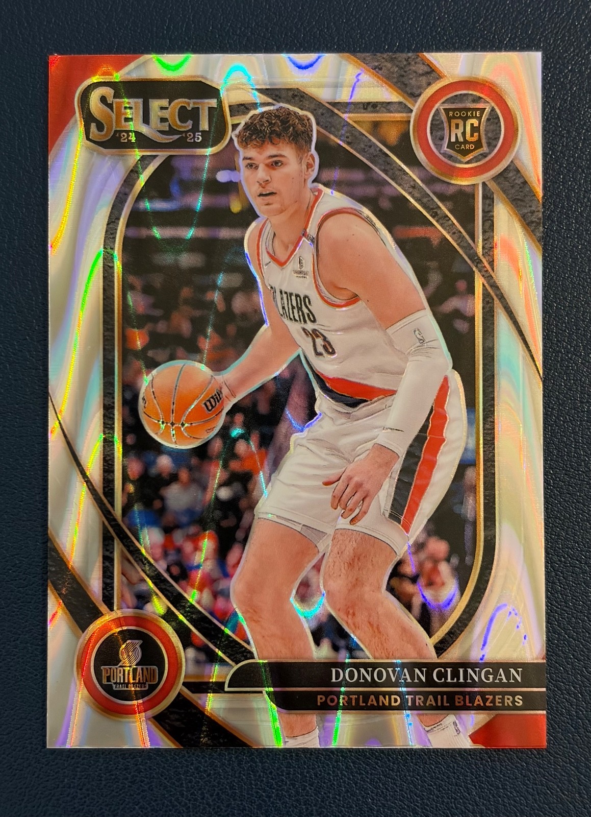 2024-25 Select Donovan Clingan RC Tectonic Prizm #270 Trail Blazers Rookie