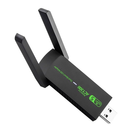 1X(USB 3.0 WiFi Adapter 1300Mbps Netzwerkkarte Dual Band 2,4G/5GHz Receive9201 - Photo 2/10