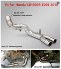 Modify Exhaust Mid Link Pipe System for Honda CB1000R 09-18 Slip On 51MM Muffler