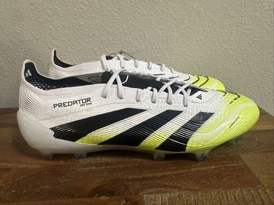 Adidas Predator Elite FG Soccer Cleats JI1082 White Lucid Lemon Men Sz 9 NWT