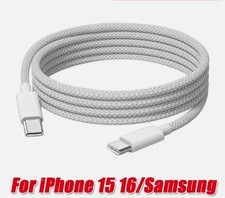 IPhone 16 15 Pro Max USB-C to USB-C Cable Fast Charger lot Type C Charging Cord
