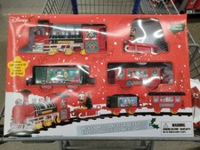 Disney Mickey Mouse Express Holiday Christmas Train Set Lights Sounds 2025