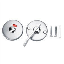 1 Set Privacy Dead Bolt Latch Indicating Door Lock For Bathroom WC Public Re AP9