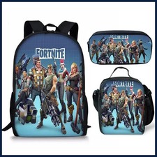 3PCS Game-Themed Backpack Set School Bag and Pencil Case