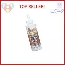 Leather & Suede Glue, Adhesive For Crafts, Embellishments, Light Repairs, Leathe