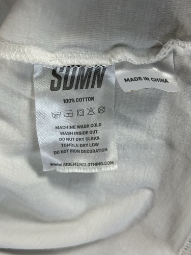 Sideman SDMN T-Shirt zweifarbig grün & weiß Kurzarm Größe Medium - Bild 9 von 9