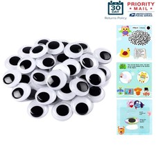 200Pcs 20mm Self Adhesive Googly Wiggle Eyes for Craft Projects