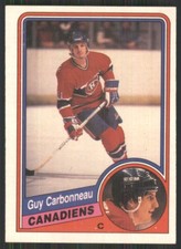1984-85 O-Pee-Chee #257 Guy Carbonneau Montreal Canadiens 15188