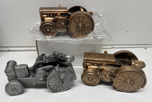 Vintage John Deere Community Credit Union Die Cast Coin Bank's