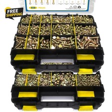 919 Pcs Grade 8.8 Metric Bolt Assortment, M4 M5 M6 M8 Heavy Duty  Nuts Kit