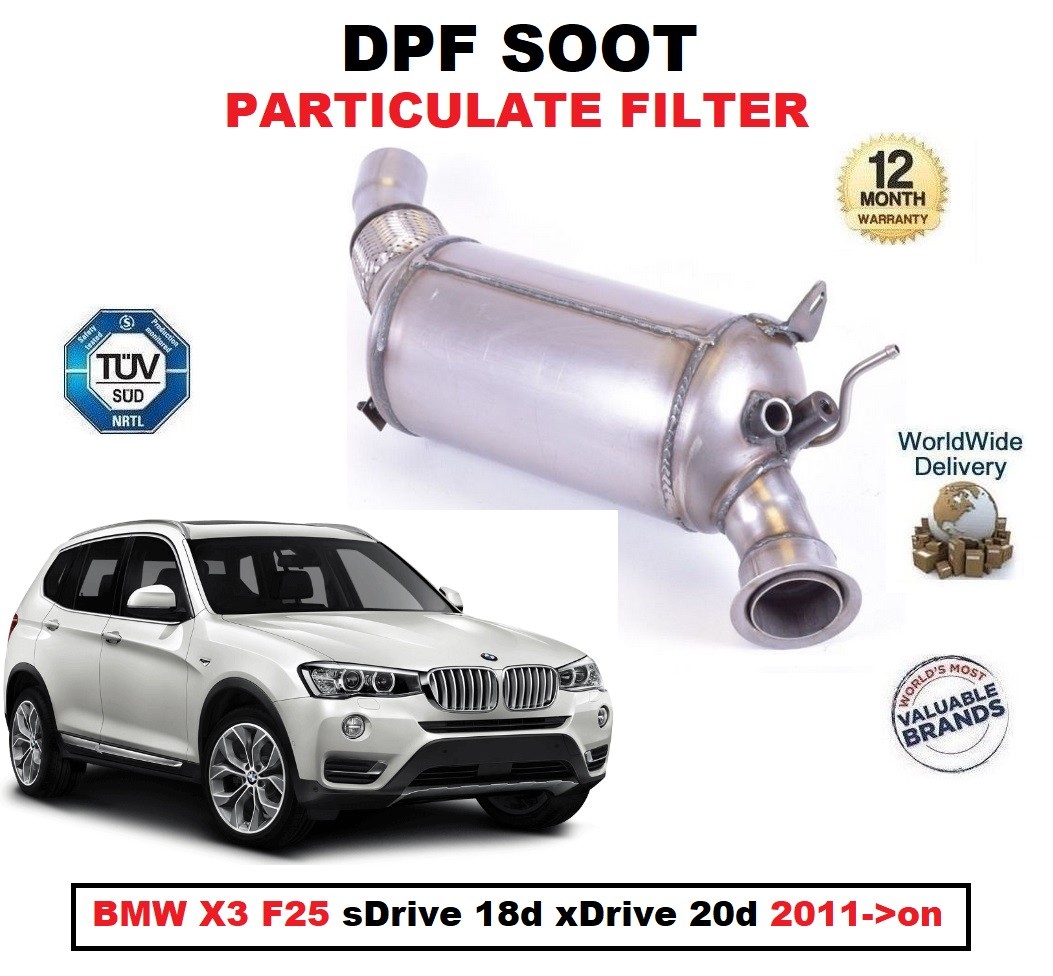 DPF DIESEL SOOT PARTICULATE FILTER for BMW X3 F25 sDrive 18d xDrive 20d ...