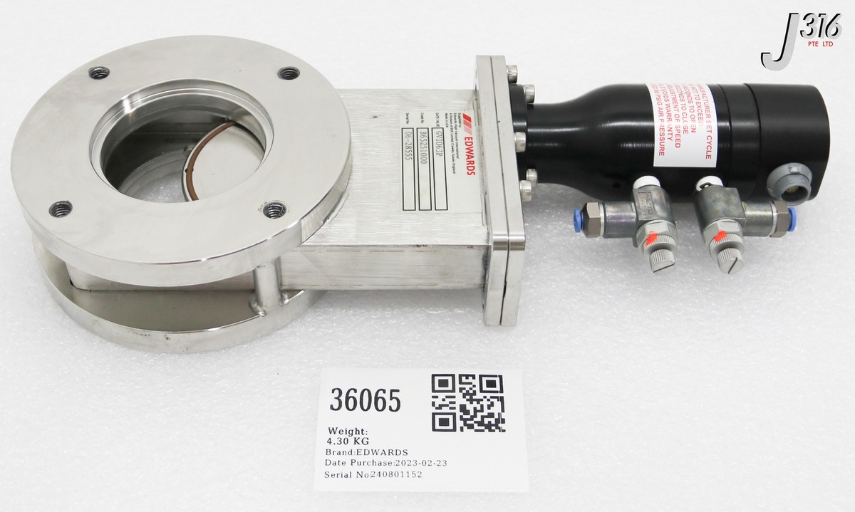 36065 EDWARDS GATE VALVE, P/N: B65251000 GVI063P | eBay