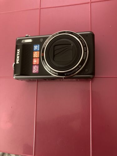 Pentax Optio VS20-BLACK-16 MP-Digital Camera-SD Card & Charger-Tested-Mint  - Picture 1 of 11