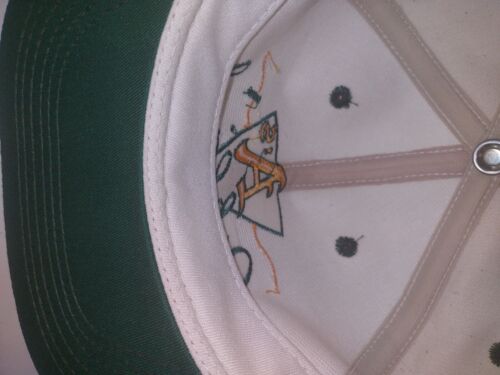 RARO cappello berretto baseball sportivo nuovo vintage #1 Apparel MLB Oakland A's - Foto 9 di 11