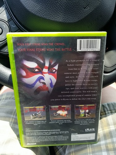 Kabuki Warriors Xbox Game Complete FREE Same Day Shipping - Picture 3 of 4