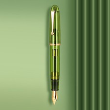 Heartbeat Nib ! Jinhao 9019 Resin Fountain Pen #8 Fine Nib & Large Converter HOT