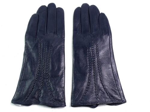 Damen Premium Qualität Echtes Weiches Leder Handschuhe Gefüttert Winter Warm - Bild 50 von 190