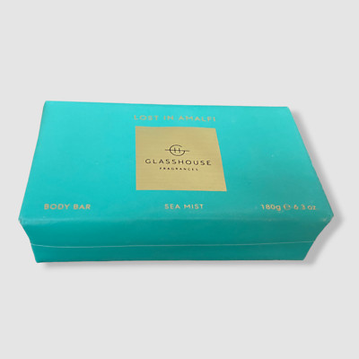 $15 GLASSHOUSE FRAGRANCES Sea Mist Lost In Amalfi Bar Soap 6.3 oz