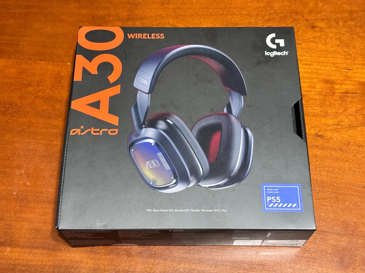 NEW SEALED - XBOX BLACK Logitech G Astro A30 LIGHTSPEED Wireless