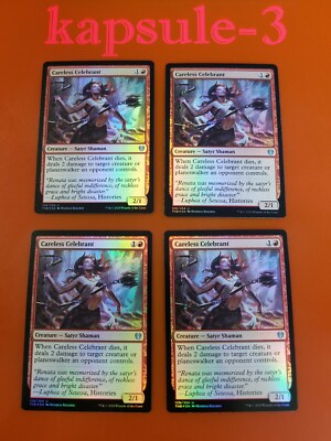 4x Careless Celebrant | FOIL | Theros Beyond Death | MTG Magic Cards
