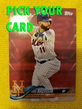 2018 TOPPS UPDATE PYC PICK YOUR CARD COMPLETE YOUR SET RC RAINBOW AND PARALLELS