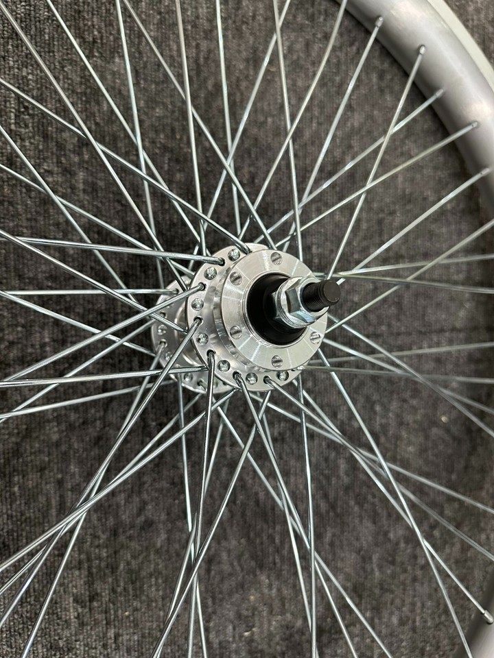 Roue Arrière Vélo 20 Pouces - Jante Double Couche Aluminium 48 Trous - Largeur 135mm - Compatible VTC, VTT, Cruiser