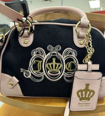 Juicy Couture NEW Lovers Club bowler / black **Read** | eBay
