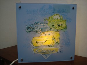 Disney Pixar animators Cars Lightning McQueen Nightlight Lamp Table Desk Lamp | eBay