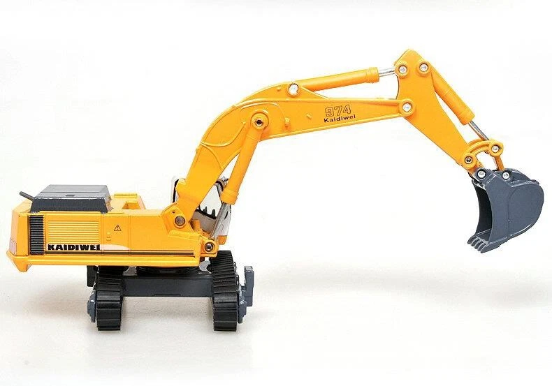 1:87 Excavator Crawler Construction Equipment Alloy Metal Diecast Model Truck - Image 4 of 4