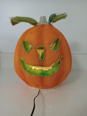 Vintage Halloween Fiber Optic Pumpkin Jack O Lantern | eBay