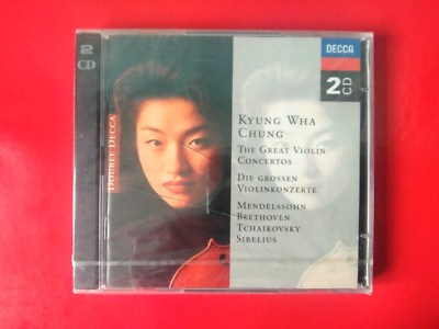 KYUNG WHA CHUNG - THE GREAT VIOLIN CONCERTOS - 2 CD - 1996 - NEW & SEALED
