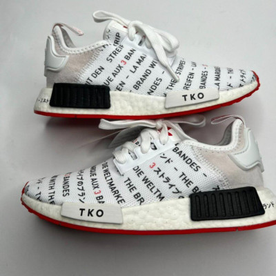 adidas NMD R1 Tokyo White (GS) Size 4 EH3201 Deadstock BNIB