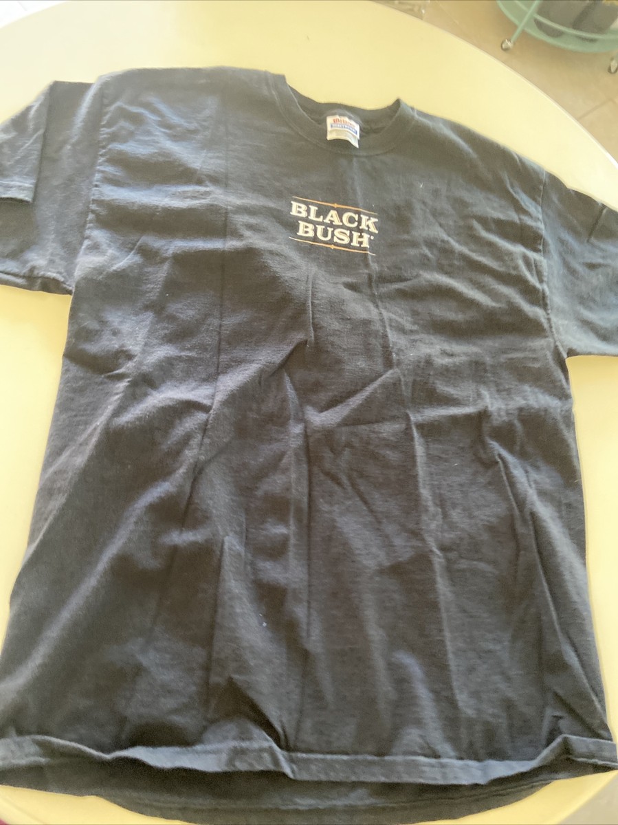 Black Bush T Shirt Size L Large BixG | eBay