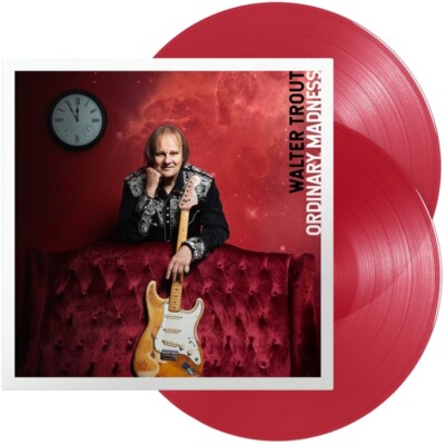 WALTER TROUT - ORDINARY MADNESS (LIMITED 2LP 180 GR.RED TRANSP.) 2 VINYL LP NEU