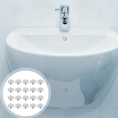 20 Pcs Waschbeckenabdeckung Rundlochabdeckung Badezimmerzubehör