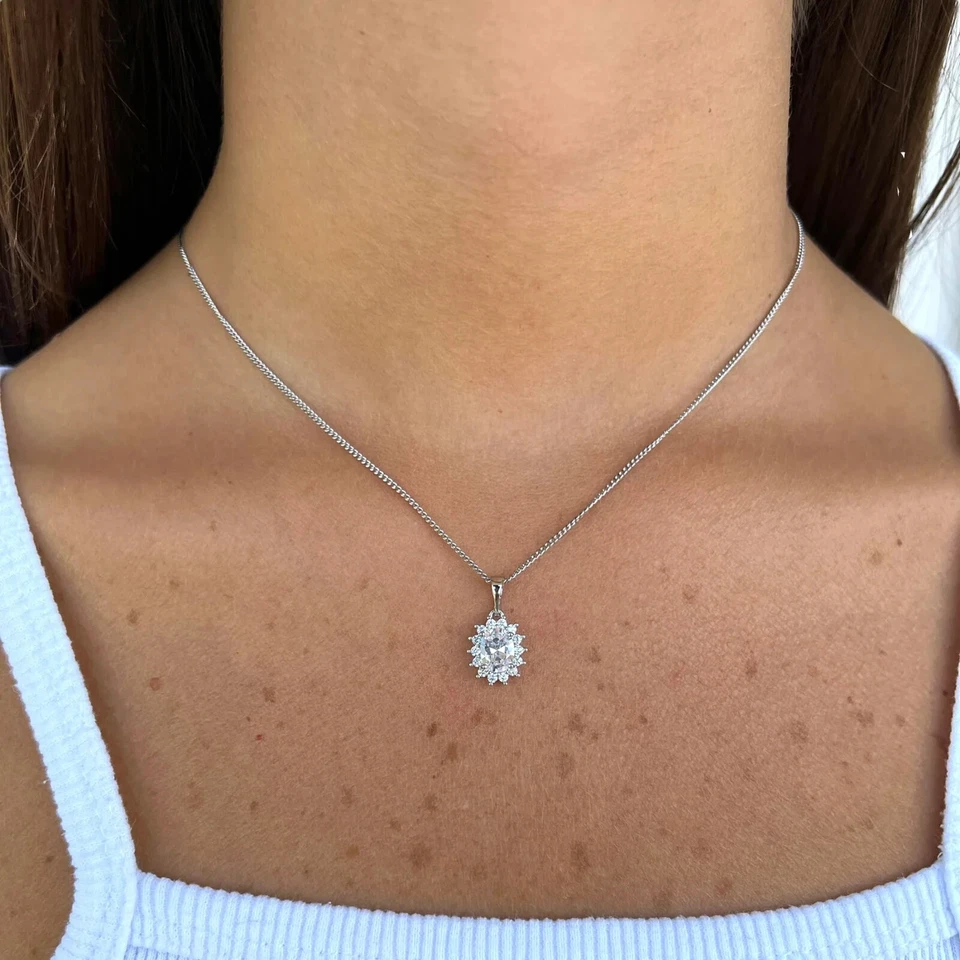 Collana Donna Kate Argento 925 Con Pietre Preziose , Princess - Immagine 2 di 2