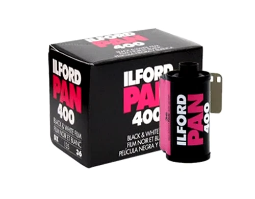 X1 Roll ILFORD Pan iso 400 135 35mm Negative Film Black & White 36 Exp