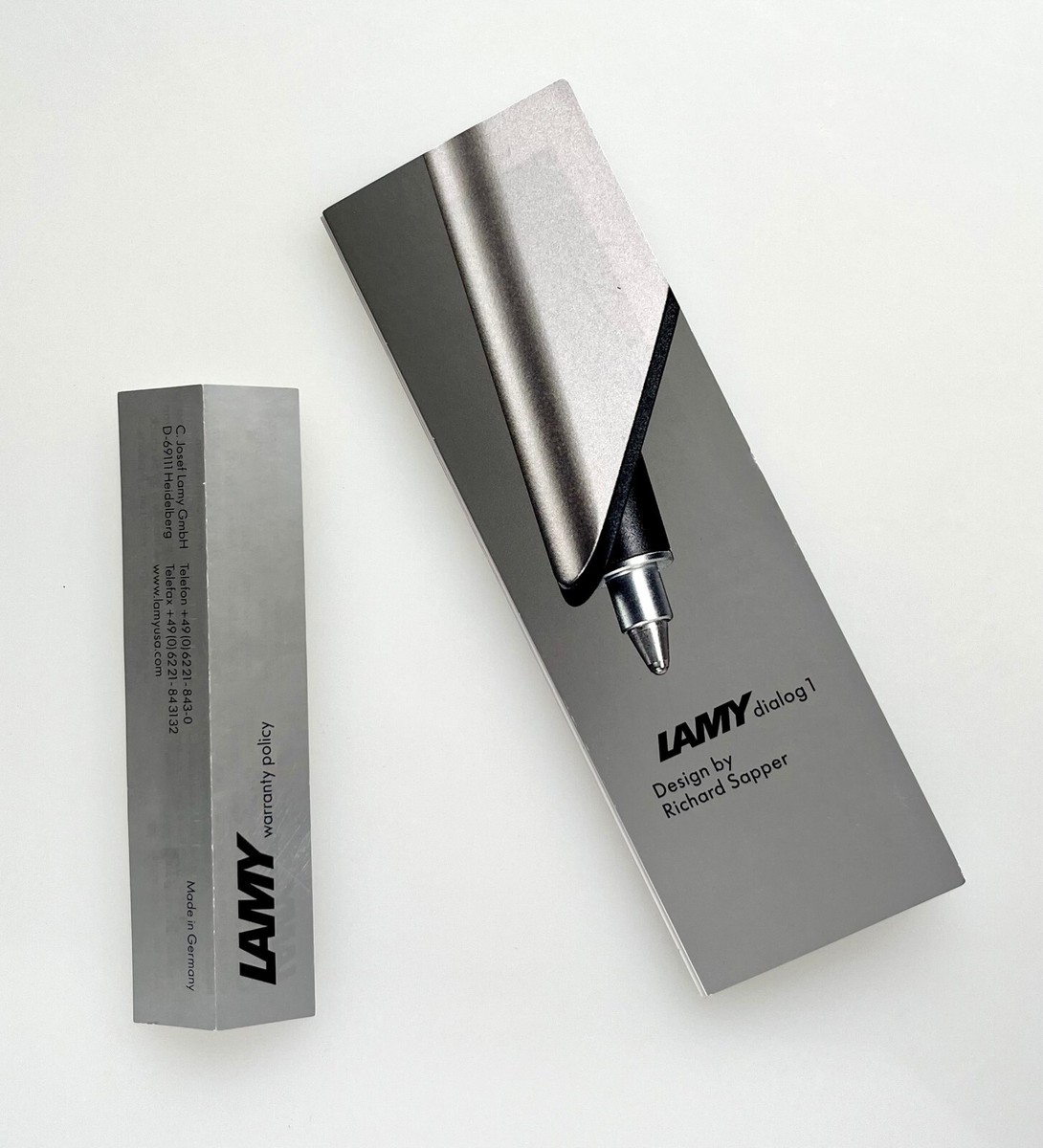 LAMY VINTAGE DIALOG 1 TRIANGULAR TITANIUM COATED BALLPOINT