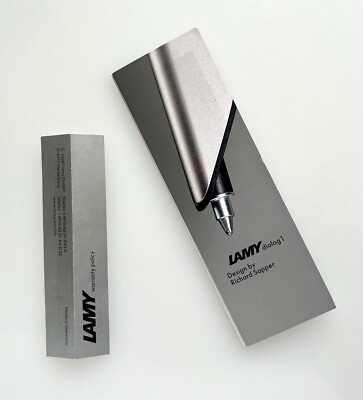 LAMY VINTAGE DIALOG 1 TRIANGULAR TITANIUM COATED BALLPOINT PEN BY