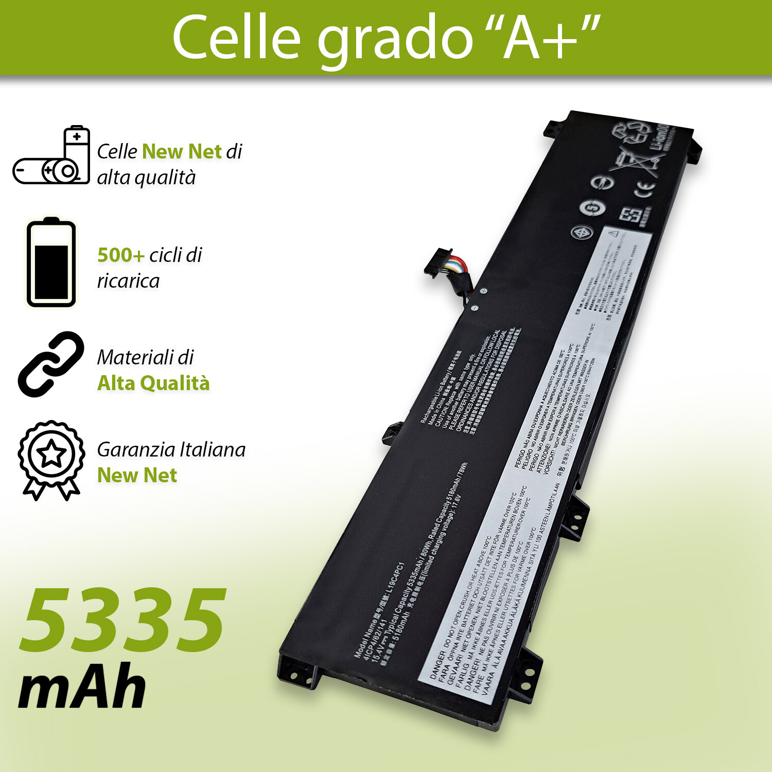Batteria Legion 5 15IMH05 80Wh in Offerta - Spedizione Immediata - 4