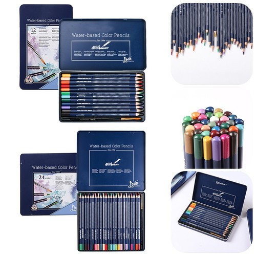 MARCO Crayons de couleur pour adultes, set de 160 couleurs, crayons à l' huile professionnels en bois dans boîte en fer, adaptés aux étudiants d'art et professionnels (set d'huile 160 pièces