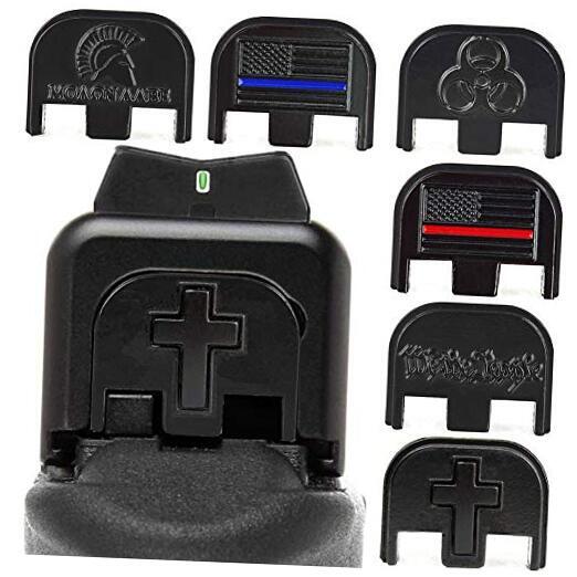 3D Aluminum Rear Cover Slide Back Butt Plate for Gen 1/2/3/4/5 Glock 17 18 19